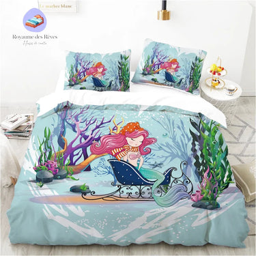 Housse de Couette Sirène dans l'Eau